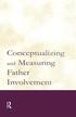 Conceptualizing and Measuring Father Involvement