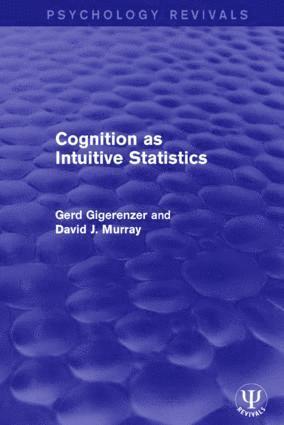 Cognition as Intuitive Statistics (inbunden)