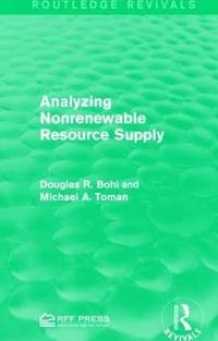 Analyzing Nonrenewable Resource Supply (inbunden)
