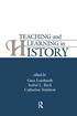 Teaching and Learning in History