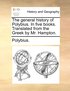 The general history of Polybius. In five books. Translated from the Greek by Mr. Hampton.