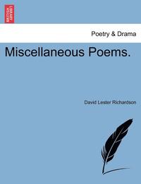 Miscellaneous Poems. (häftad)