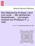 Der Malayische Archipel. Land und Leute ... Mit zahlreichen Illustrationen ... und einem Vorwort von Professor P. J. Veth.