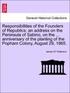 Responsibilities of the Founders of Republics