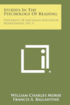 Studies in the Psychology of Reading: University of Michigan Education Monographs, No. 4