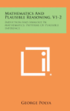 Mathematics and Plausible Reasoning, V1-2: Induction and Analogy in Mathematics, Patterns of Plausible Inference
