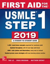 First Aid for the USMLE Step 1 2019,  Twenty-ninth edition (häftad)