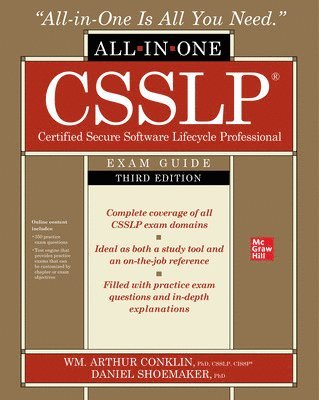 CSSLP Certified Secure Software Lifecycle Professional All-in-One Exam Guide, Third Edition (häftad)