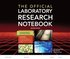 The Official Laboratory Research Notebook (50 duplicate sets)