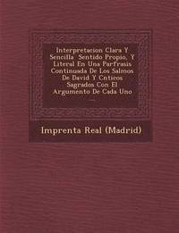 Interpretacion Clara Y Sencilla Sentido Propio Y Literal En Una Par Frasis Continuada De Los