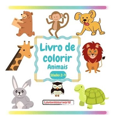 Livro para colorir Animais (hftad)