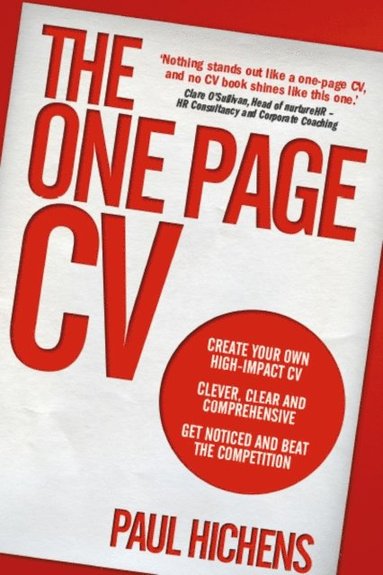 One Page CV, The