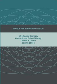 Introductory Chemistry: Concepts and Critical Thinking (hftad)