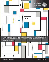 Introduction to Programming Using Python, An, Global Edition (hftad)