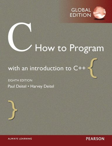 C How to Program, Global Edition (inbunden)