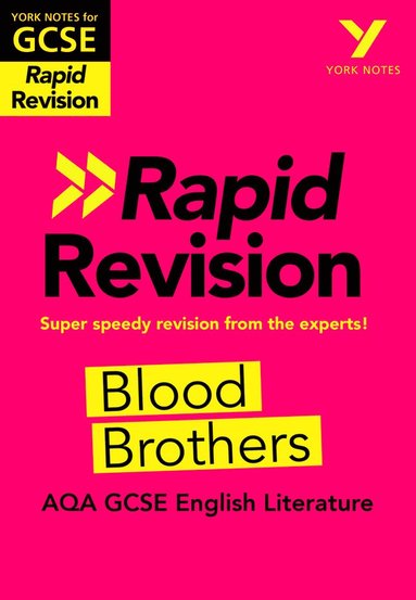 York Notes RAPID AQA GCSE (Revision Guide) Blood Brothers - for 2026, 2027 exams (häftad)