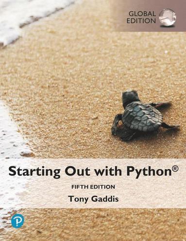 Starting Out with Python, Global Edition (hftad)
