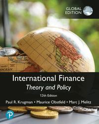 International Finance: Theory and Policy, Global Edition (hftad)