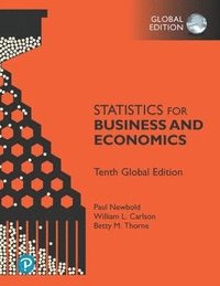Statistics for Business and Economics, Global Edition (häftad)