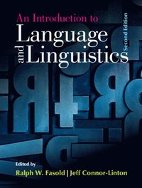 Introduction to Language and Linguistics (e-bok)
