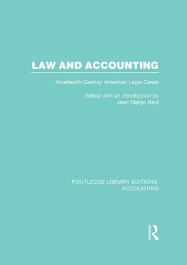 Law and Accounting (RLE Accounting) (inbunden)