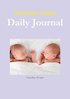 Newborn Twins Daily Journal