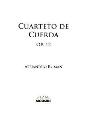 Cuarteto De Cuerda, Op. 12 (hftad)