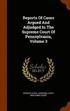 Reports of Cases Argued and Adjudged in the Supreme Court of Pennsylvania, Volume 3