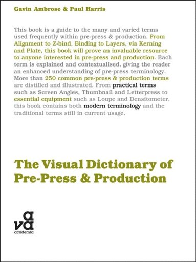 The Visual Dictionary of Pre-press and Production (e-bok)