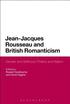 Jean-Jacques Rousseau and British Romanticism