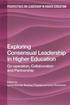 Exploring Consensual Leadership in Higher Education