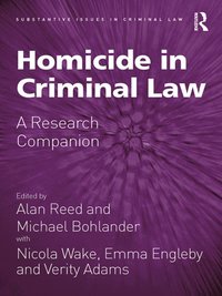 Homicide in Criminal Law (e-bok)
