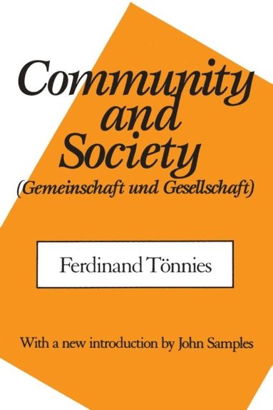 Community and Society (häftad)