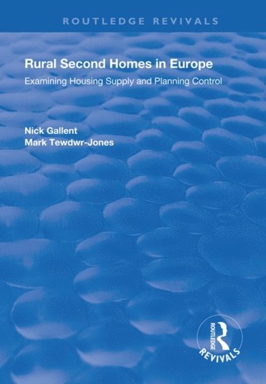 Rural Second Homes in Europe (hftad)
