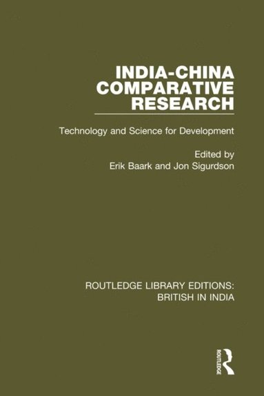 India-China Comparative Research (e-bok)