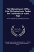 The Official Report Of The Trial Of Charles Louis Tucker For The Murder Of Mabel Page