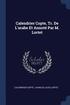 Calendrier Copte, Tr. De L'arabe Et Annot Par M. Lortet
