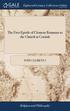 First Epistle of Clemens Romanus to the Church at Corinth