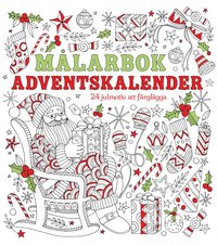 Mlarbok adventskalender : 24 julmotiv att frglgga (hftad)