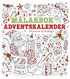 Mlarbok adventskalender : 24 julmotiv att frglgga