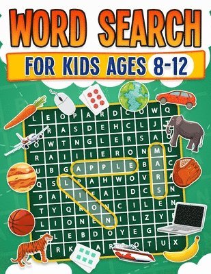 Word Search for Kids Ages 8-12 ; 100 Fun Word Search Puzzles ; Kids Activity Book ; Large Print ; Paperback (inbunden)