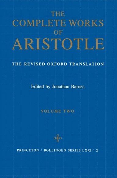 Complete Works of Aristotle, Volume Two (hftad)