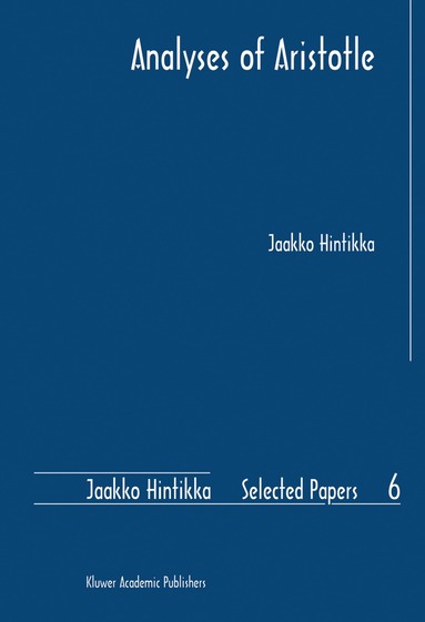 Analyses of Aristotle (häftad)