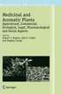 Medicinal and Aromatic Plants