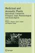 Medicinal and Aromatic Plants