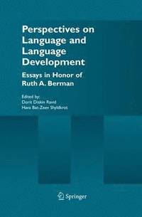 Perspectives on Language and Language Development (inbunden)