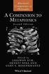 A Companion to Metaphysics