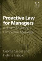Proactive Law for Managers (inbunden)