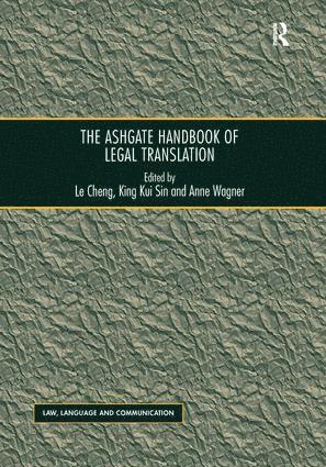 Ashgate Handbook of Legal Translation (inbunden)