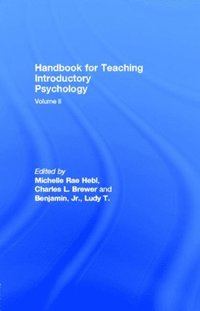 Handbook for Teaching Introductory Psychology (e-bok)